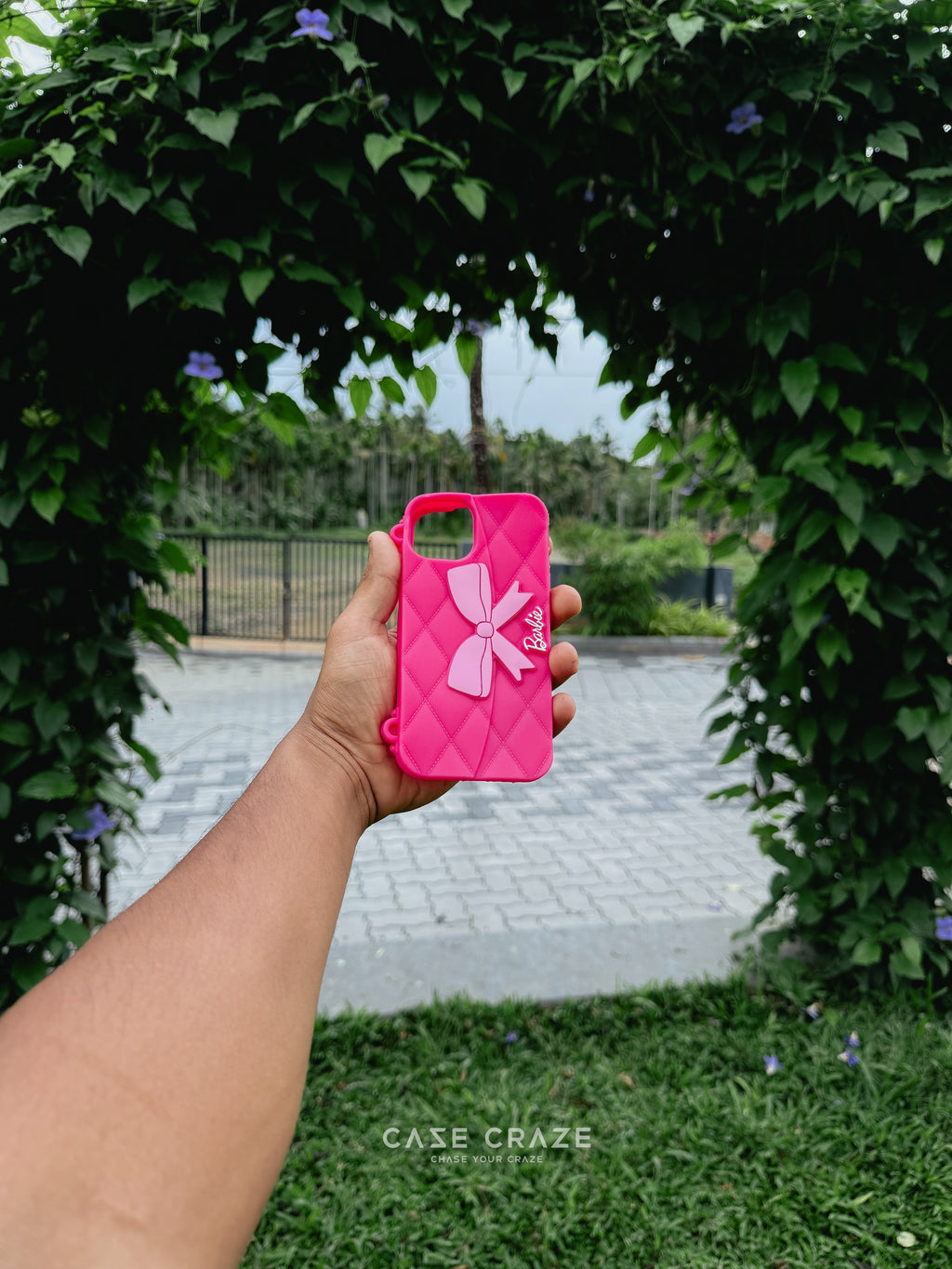 Barbie Bow Quilted Phone Case 🎀