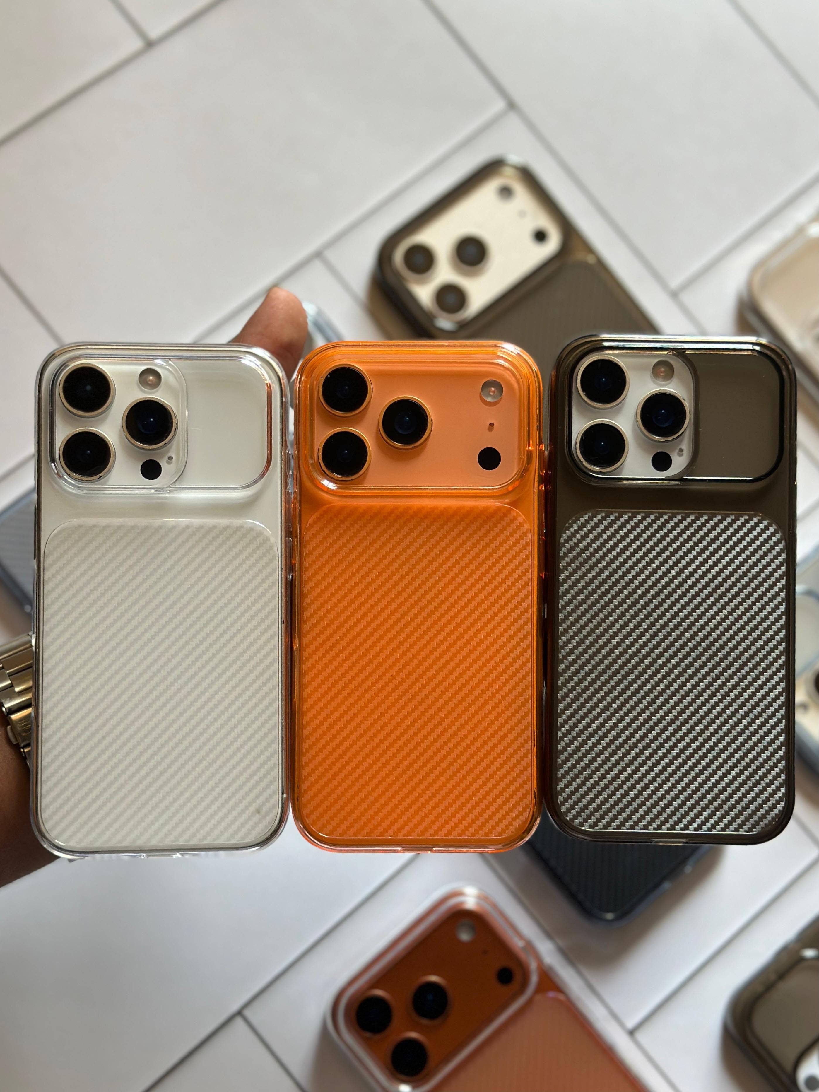 Carbon Fiber Camera Slide cover