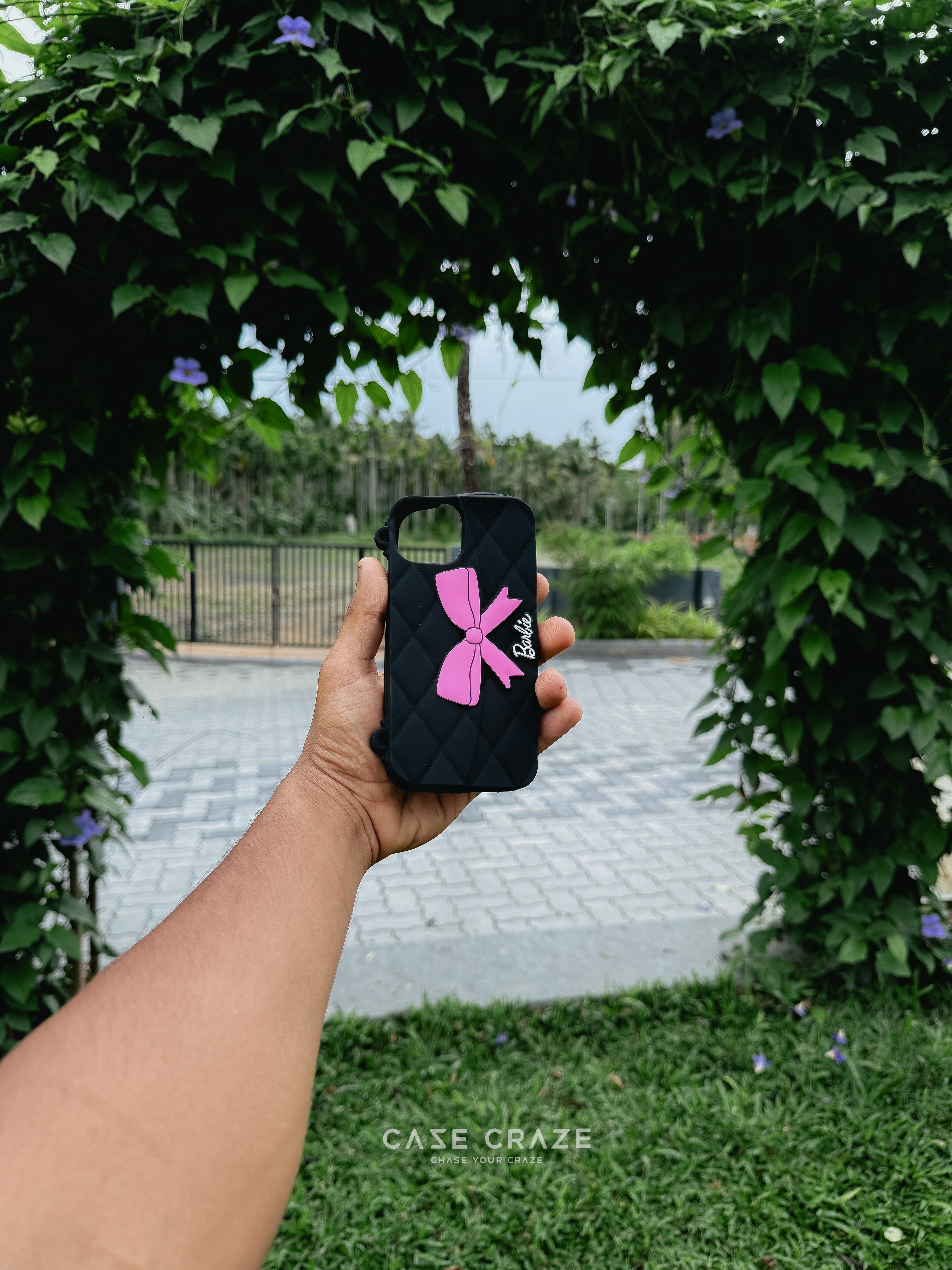 Barbie Bow Quilted Phone Case 🎀